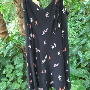 Torrid Sz 00 Paper Crane Mini Dress